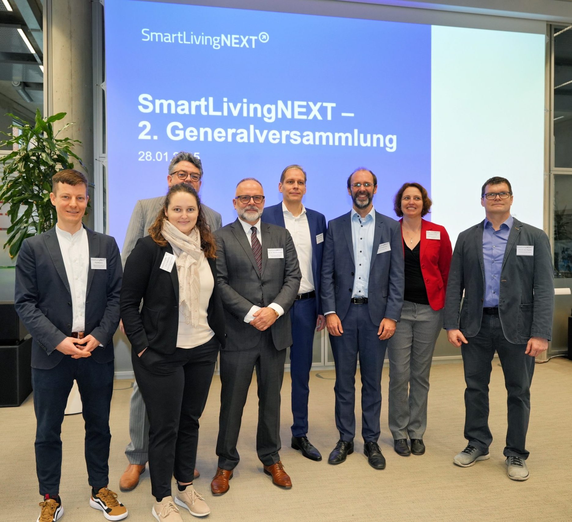 Am 28. Januar 2025 traf sich die SmartLivingNEXT Community zur zweiten Generalversammlung im Forum Digitale Technologien in Berlin.